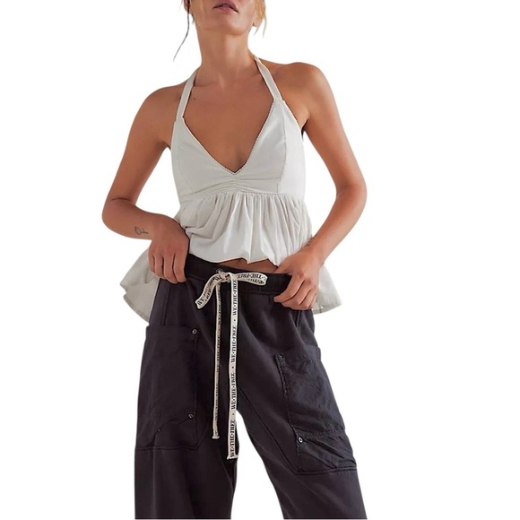 We The Free Pants - WE THE FREE Baggy Wide Leg Jet Set Knit Pull-on Pants